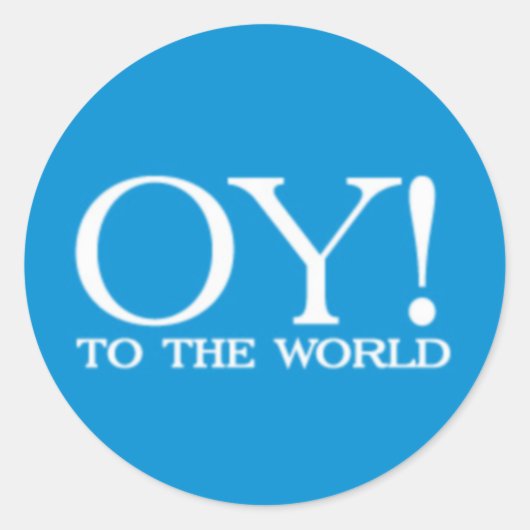 ステッカー – Oy! to the World (正面)