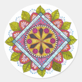 ステッカー「Peace I 与え You」 ラウンドシール