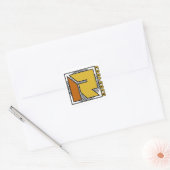 ステッカー、Rootmere Music スクエアシール (封筒)