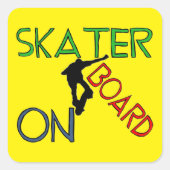 ステッカー – Skater On Board (正面)