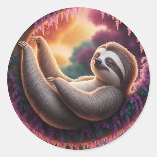 ステッカー – Sloth dreams (正面)