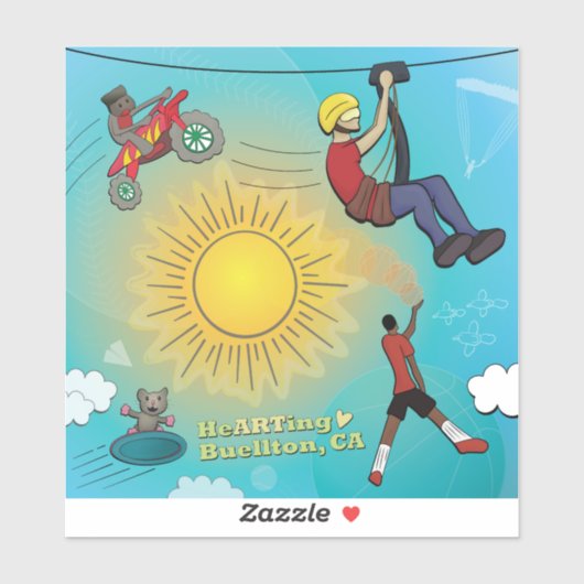 ステッカー – Sporty Sky シール (シート)