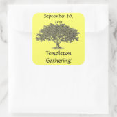 ステッカー(sq) – ファミリーツリー名タグ スクエアシール (バッグ)