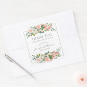 ステッカーA 魔法のローズガーデン スクエアシール (封筒)