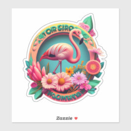 ステッカーFlamingoあなたのソースのステッ素晴らしカー シール