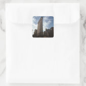 ステッカーNYCフラティロン建物フラーニューヨークシティ スクエアシール (バッグ)