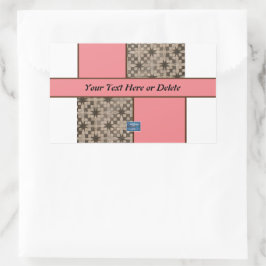 ステッカーRec.（桃LED S.C.） RFPMDesigns ©️ 2023 長方形シール