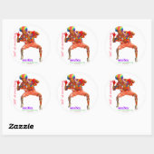 ステッカーsean360 x 360°ピエロ ラウンドシール (シート)