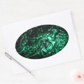 ステッカーTreeHuger 楕円形シール (封筒)