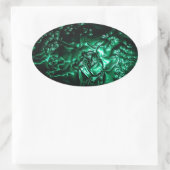 ステッカーTreeHuger 楕円形シール (バッグ)