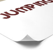 ステッキでイエスをジャンプ ポスター (角)