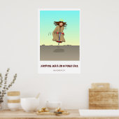 ステッキでイエスをジャンプ ポスター (キッチン)