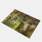 ステッキに身を包んだ女性未亡人 ドアマット (アングル)