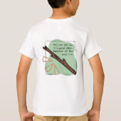 ステッキの良い子ども Tシャツ (裏面)