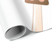 ステッキの茶色いポスクル ラッピングペーパー (ロールコーナー)