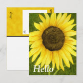 ステッキはがきの日差し ポストカード (正面/裏面)