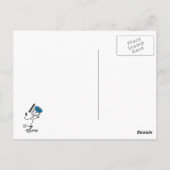 ステッキ体形の基本警察官 ポストカード (裏面)