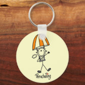 ステックフィギュアTシャツとギフト キーホルダー (正面)