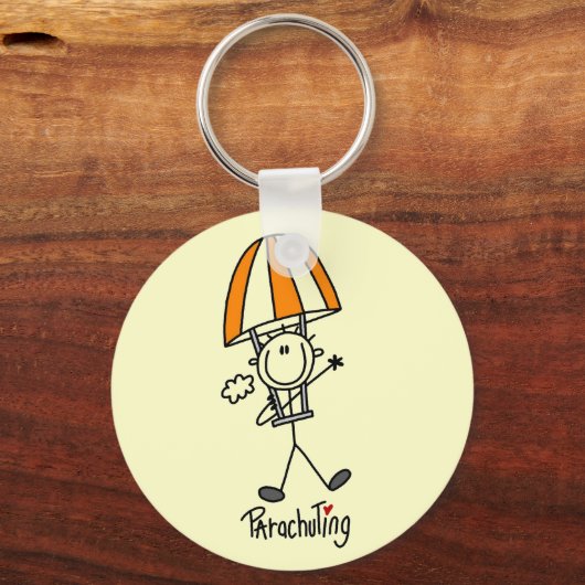 ステックフィギュアTシャツとギフト キーホルダー (正面)