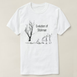 ステックマン基本Tシャツの進化 Tシャツ