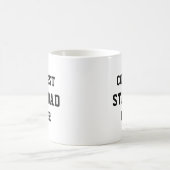 ステックールプダエバータイポグラフィ父の日の贈り物 コーヒーマグカップ (中央)