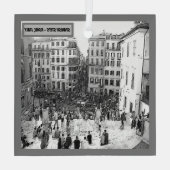 ステッスペインのズローマ、イタリア ガラスオーナメント (裏面)