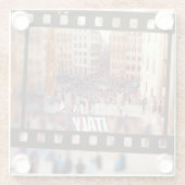 ステッスペインのズローマ、イタリア ガラスコースター (裏面)