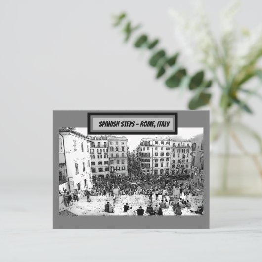 ステッスペインのズローマ、イタリア ポストカード (スタンド正面)