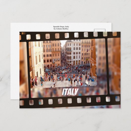 ステッスペインのズローマ、イタリア ポストカード (正面/裏面)