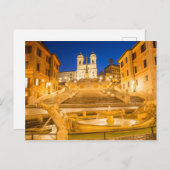 ステッスペインのプストリニタデイモンティチャーチローマイタリア ポストカード (正面/裏面)