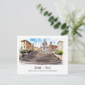 ステッスペインのプ水カラーローマイタリアcurioキープサケ ポストカード (スタンド正面)