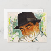 ステッソンハットマン照明タバコ ポストカード (正面/裏面)