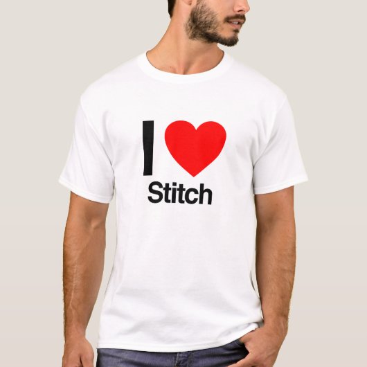 ステッチが大好き Tシャツ (正面)