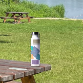 ステッチされた布パッチワークパーソナライズされた ウォーターボトル