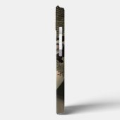 ステッチされたBurlapサック仮面メス顔 Case-Mate iPhoneケース (裏面 / 左)