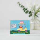 ステッチのギャラリーのない名刺 名刺 (スタンド正面)