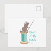 ステッチの女王 ポストカード (正面/裏面)