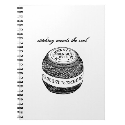 "ステッチは" Notforgottenの農場からのノートを修理します ノートブック (正面)