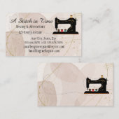 ステッチインタイム裁縫変更修理事業 名刺 (正面/裏面)