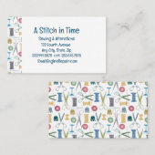 ステッチイン時間裁縫変更修復 名刺 (正面/裏面)