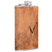ステッチグランジレザーモノグラム フラスク (右)