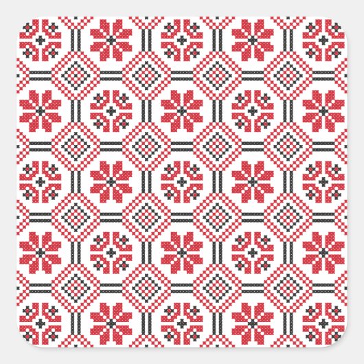 ステッチパターン スクエアシール (正面)