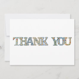 ステッチフォント サンキューカード