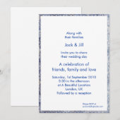 ステッチワーク 5x7 招待状 (正面/裏面)