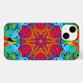 ステッチ万華鏡のように千変万化するパターン Case-Mate iPhoneケース (裏面 (横))