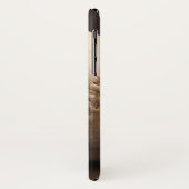 ステッチ付き古皮野球 Case-Mate iPhoneケース (裏面/左)