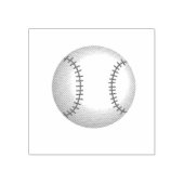ステッチ付き野球 ラバースタンプ (インプリント)