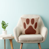 ステッチ感じドッグポープリント クッション (椅子)