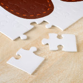 ステッチ感じドッグポープリント ジグソーパズル (側面)