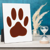 ステッチ感じドッグポープリント フォトプラーク (側面)